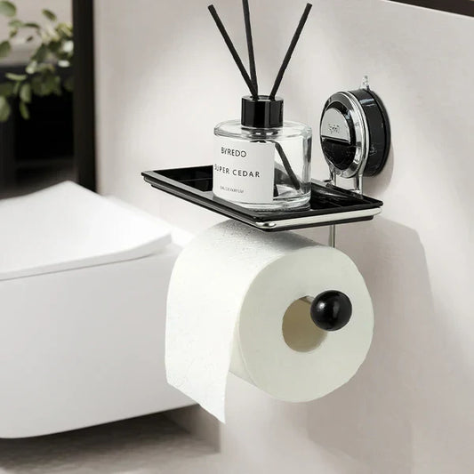 No Drilling Suction Stainless Steel Toilet Paper Holder🧻